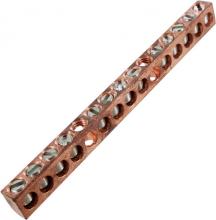 Techspan NC425 - Copper Neutral bar, 14-4 awg Copper Only, 13 circuits