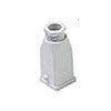 Techspan ATEP03S2 - HOOD - 3 or 4P+Ground  10A MAX - 250V  TWO PEGS  TOP ENTRY  METAL TYPE  GRAY PG 11 THREAD