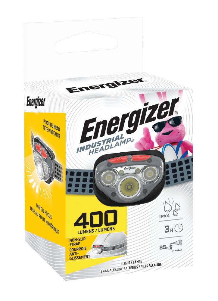 Energizer Industrial 400 Lumens Headlamp<span class=' ItemWarning' style='display:block;'>Item is usually in stock, but we&#39;ll be in touch if there&#39;s a problem<br /></span>