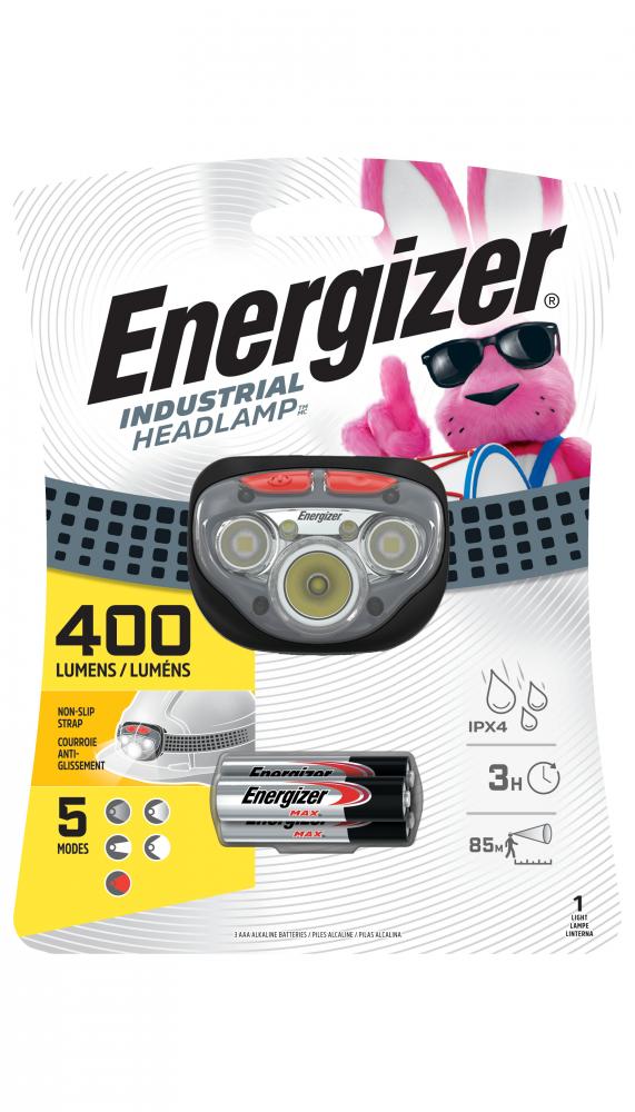 Energizer Industrial 400 Lumens Headlamp<span class=' ItemWarning' style='display:block;'>Item is usually in stock, but we&#39;ll be in touch if there&#39;s a problem<br /></span>