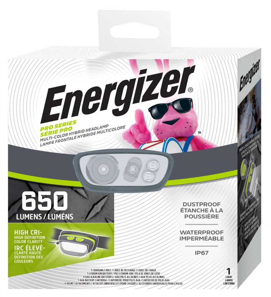 Energizer Pro Series LED Headlamp 2, 650 High Lumen, IP67 Water Resistant<span class=' ItemWarning' style='display:block;'>Item is usually in stock, but we&#39;ll be in touch if there&#39;s a problem<br /></span>