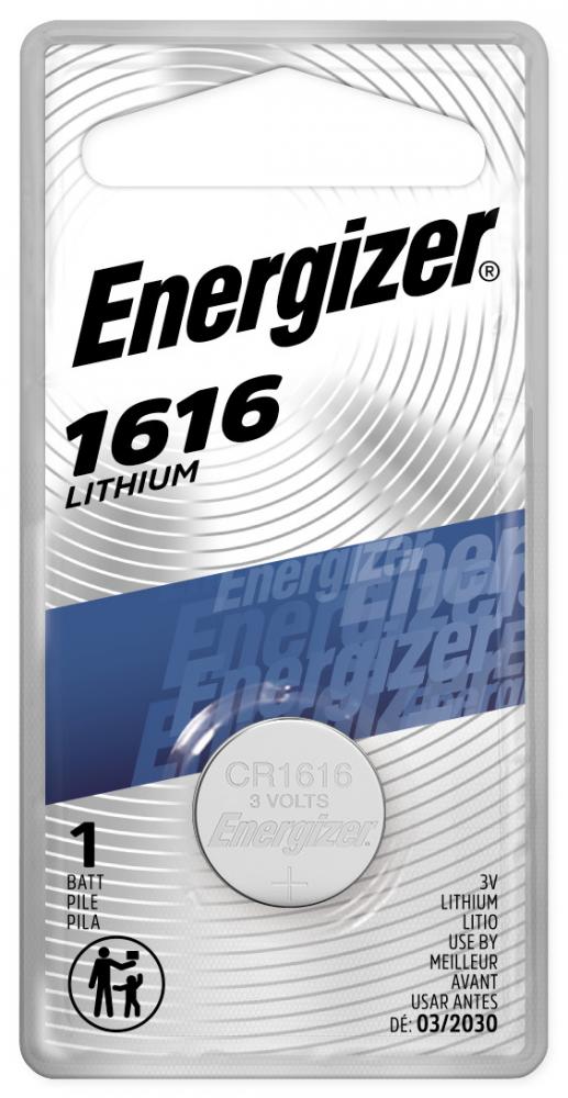 Energizer 1616 Lithium Coin Battery, 1 Pack<span class=' ItemWarning' style='display:block;'>Item is usually in stock, but we&#39;ll be in touch if there&#39;s a problem<br /></span>