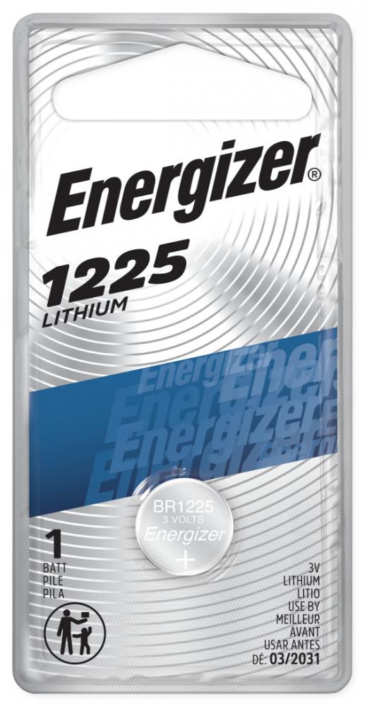 Energizer 1225 Lithium Coin Battery, 1 Pack<span class=' ItemWarning' style='display:block;'>Item is usually in stock, but we&#39;ll be in touch if there&#39;s a problem<br /></span>