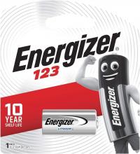 Energizer EL123APVP - Energizer 123 Lithium Batteries (1 Pack), 3V Photo Batteries