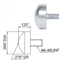 KAR Industrial Inc. 282764 - SPHERICAL POINTS STEEL 12.7X3.18X7MM 4-48UNF FOR INCH DIAL INDICATORS