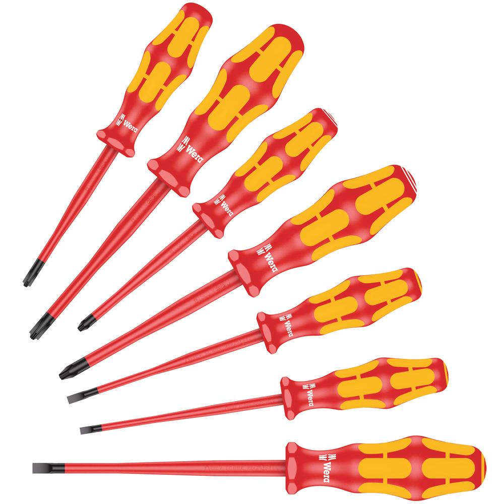 160ISS/7 SCREWDRIVER SET WITH REDUCED BLADE DIAMETER<span class=' ItemWarning' style='display:block;'>Item is usually in stock, but we&#39;ll be in touch if there&#39;s a problem<br /></span>