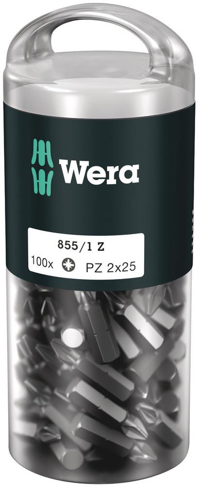 855/1 Z PZ 2 X 25 MM DIY-BOX POZIDRIV-BITS (100 pcs)<span class=' ItemWarning' style='display:block;'>Item is usually in stock, but we&#39;ll be in touch if there&#39;s a problem<br /></span>