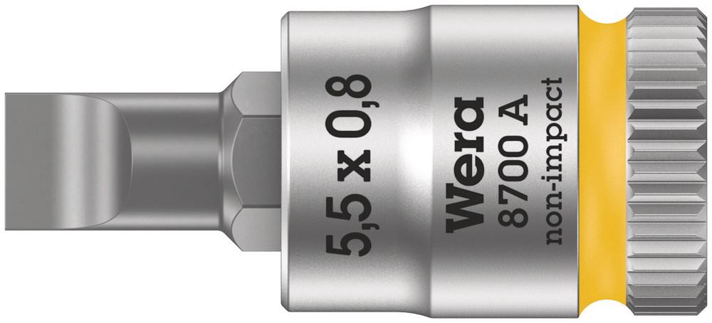 8700 A FL Zyklop bit socket with 1/4&#34; drive, FL 0,8 x 5,5 x 28 mm<span class=' ItemWarning' style='display:block;'>Item is usually in stock, but we&#39;ll be in touch if there&#39;s a problem<br /></span>