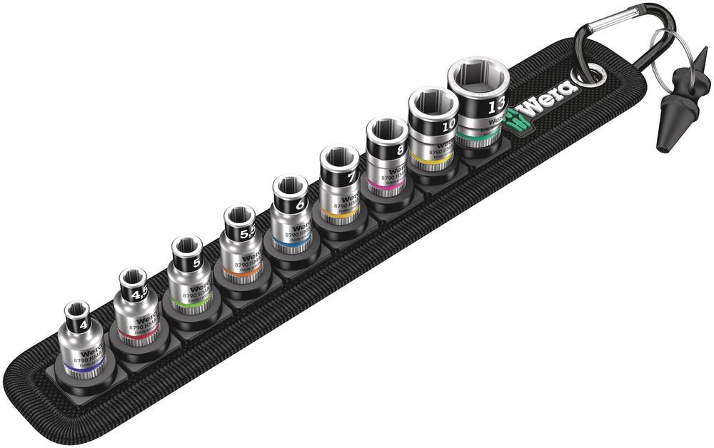 Belt 1 Zyklop socket set with holding function, 1/4&#34; drive, 10 pieces<span class=' ItemWarning' style='display:block;'>Item is usually in stock, but we&#39;ll be in touch if there&#39;s a problem<br /></span>