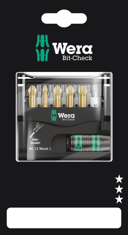 Bit-Check 12 Wood 1 SB Bits assortment<span class=' ItemWarning' style='display:block;'>Item is usually in stock, but we&#39;ll be in touch if there&#39;s a problem<br /></span>