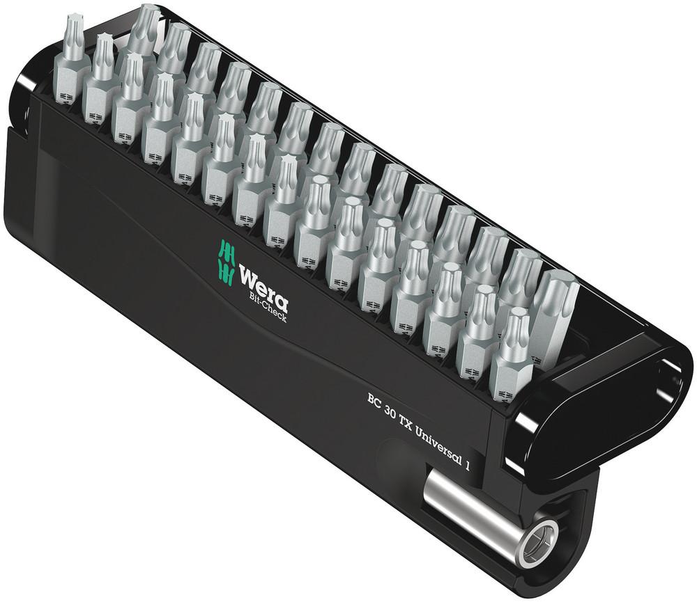 BIT-CHECK 30 TX UNIVERSAL 1 BITS ASSORTMENT TORX 31 PCS.<span class=' ItemWarning' style='display:block;'>Item is usually in stock, but we&#39;ll be in touch if there&#39;s a problem<br /></span>