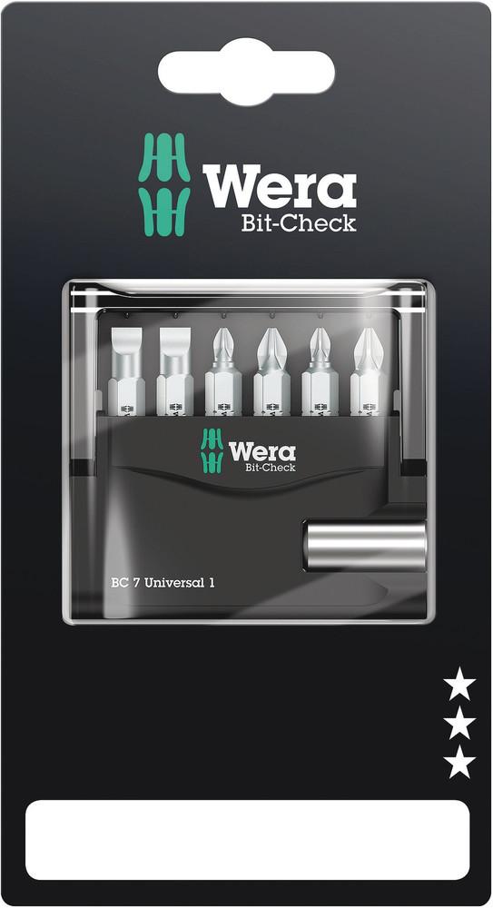 BIT-CHECK 7 UNIVERSAL 1 SB BITS ASSORTMENT<span class=' ItemWarning' style='display:block;'>Item is usually in stock, but we&#39;ll be in touch if there&#39;s a problem<br /></span>