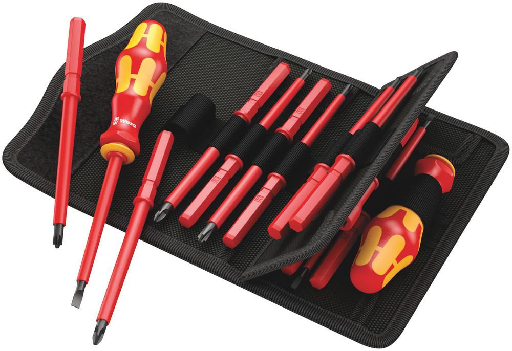 KRAFTFORM KOMPAKT VDE 60I/62I/65I/18 BIT SET WITH HANDLE AND INTER-CHANGABLE BLADES<span class=' ItemWarning' style='display:block;'>Item is usually in stock, but we&#39;ll be in touch if there&#39;s a problem<br /></span>