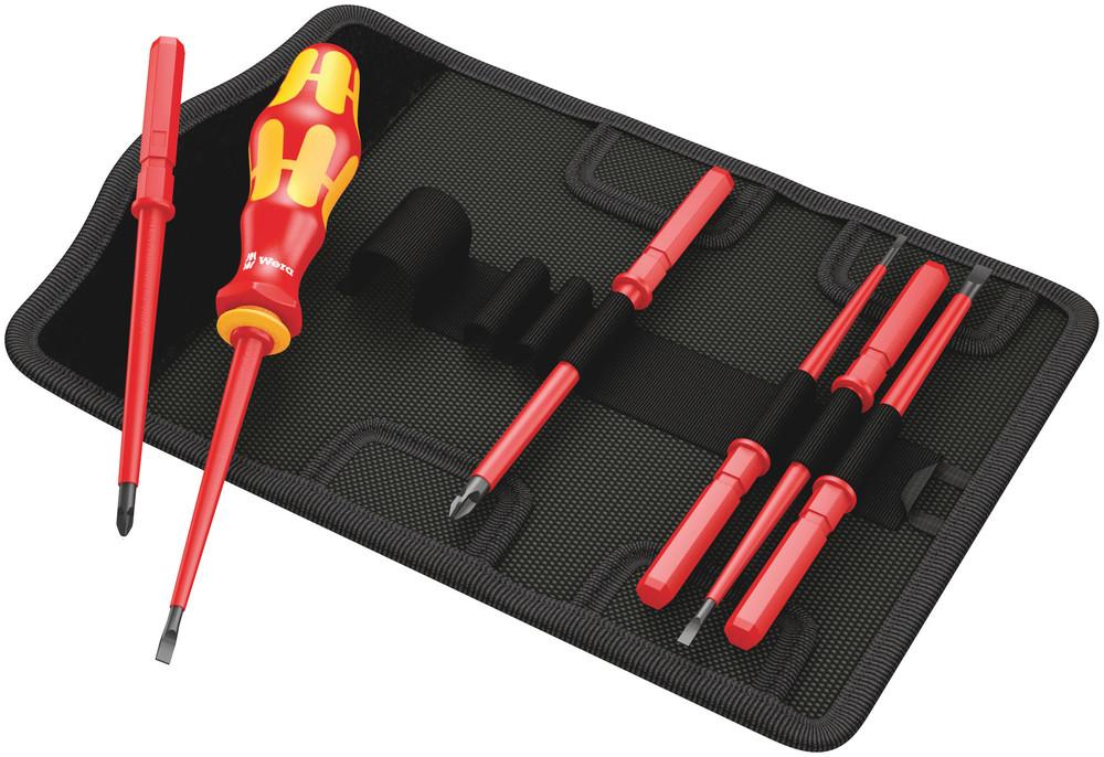 KRAFTFORM KOMPAKT VDE 60 I/7 BIT SET WITH HANDLE AND INTER-CHANGEABLE BLADES<span class=' ItemWarning' style='display:block;'>Item is usually in stock, but we&#39;ll be in touch if there&#39;s a problem<br /></span>