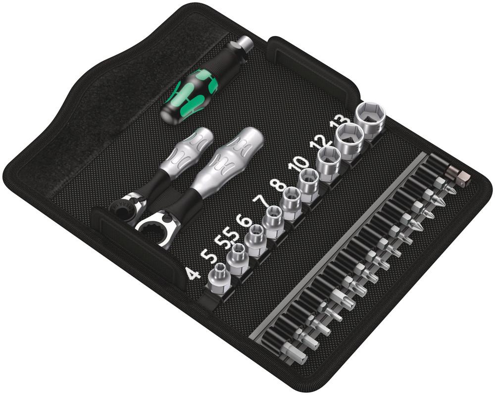 KRAFTFORM KOMPAKT ZYKLOP MINI 2 ZYKLOP MINI RATCHET SET 22 PCS.<span class=' ItemWarning' style='display:block;'>Item is usually in stock, but we&#39;ll be in touch if there&#39;s a problem<br /></span>