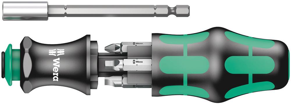 KK 28 Bitholding Screwdriver with PH/SL/Square Bits; without pouch<span class=' ItemWarning' style='display:block;'>Item is usually in stock, but we&#39;ll be in touch if there&#39;s a problem<br /></span>