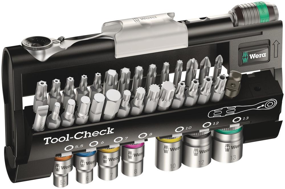 TOOL-CHECK AUTOMOTIVE 1 BITS ASSORTMENT WITH RATCHET + SOCKETS<span class=' ItemWarning' style='display:block;'>Item is usually in stock, but we&#39;ll be in touch if there&#39;s a problem<br /></span>