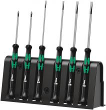 Wera Tools 05118150001 - 2035/6 A RACK SCREWDRIVER SET