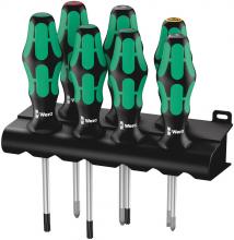 Wera Tools 05320540001 - 335/350/367/7 LASERTIP RACK SCREWDRIVER SET