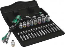 Wera Tools 05004019001 - 8100 SA 9 ZYKLOP SPEED RATCHET SET. IMPERIAL 1/4 28 PCS RATCHET SET 1/4" DRIVE IMPERIAL