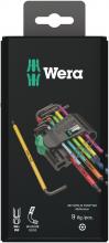 Wera Tools 05073599001 - 967 SPKL/9 TX BO MULTICOLOUR SB L-KEY SET FOR TAMPER-PROOF TORX SCREWS