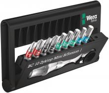 Wera Tools 05057418001 - Bit-Check 10 Zyklop Mini BiTorsion 1 Bits assortment with ratchet