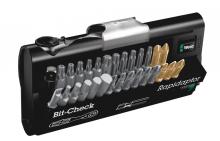 Wera Tools 05073640001 - BIT-CHECK 30 ZYKLOP MINI 1 BITS ASSORTMENT WITH RATCHET