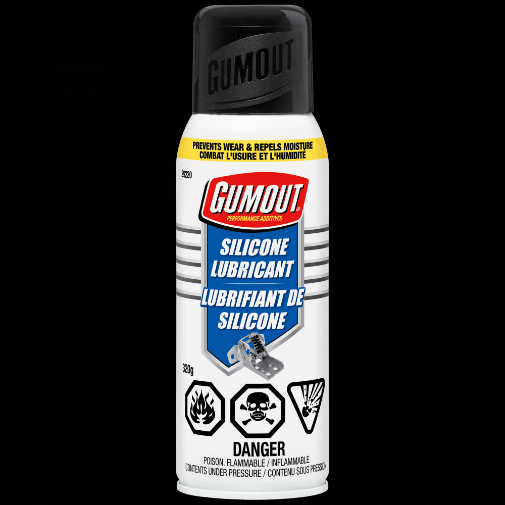 Gumout® Silicone Lubricant, 320g Aerosol<span class=' ItemWarning' style='display:block;'>Item is usually in stock, but we&#39;ll be in touch if there&#39;s a problem<br /></span>