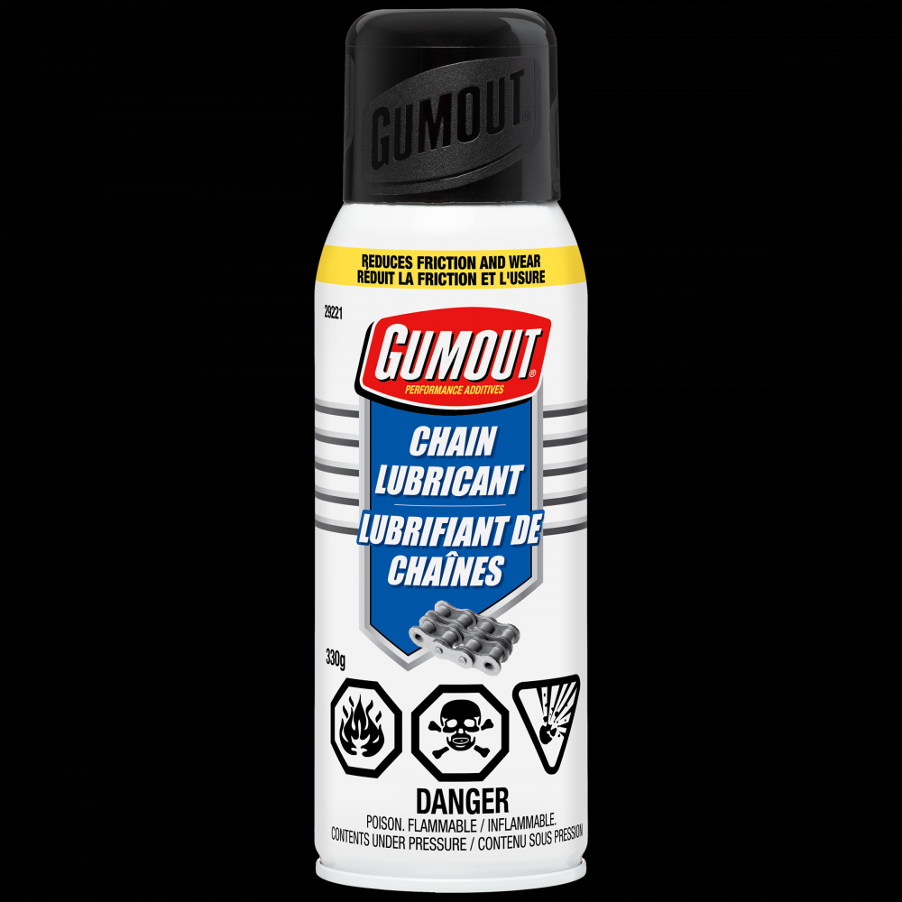 Gumout® Chain Lube, 330g Aerosol<span class=' ItemWarning' style='display:block;'>Item is usually in stock, but we&#39;ll be in touch if there&#39;s a problem<br /></span>