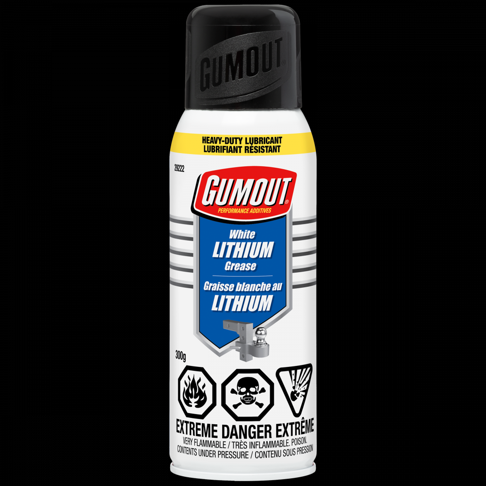 Gumout® White Lithium Grease, 300g Aerosol<span class=' ItemWarning' style='display:block;'>Item is usually in stock, but we&#39;ll be in touch if there&#39;s a problem<br /></span>