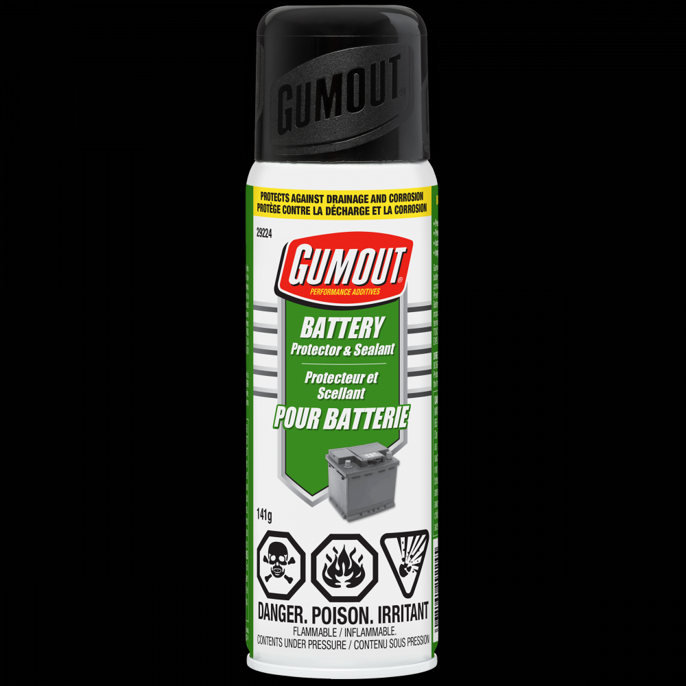 Gumout® Battery Protector & Sealer, 141g Aerosol<span class=' ItemWarning' style='display:block;'>Item is usually in stock, but we&#39;ll be in touch if there&#39;s a problem<br /></span>