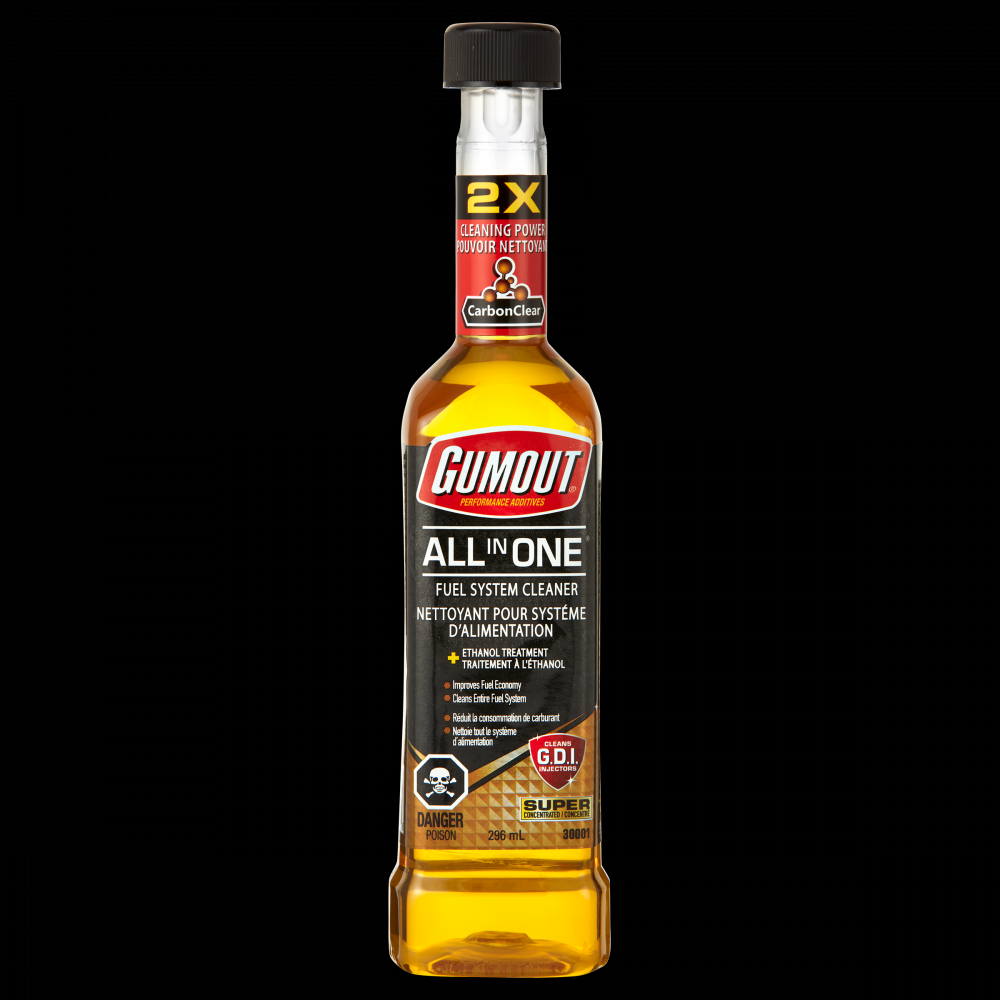 Gumout® All-in-One® Fuel System Cleaner, 296mL Bottle<span class=' ItemWarning' style='display:block;'>Item is usually in stock, but we&#39;ll be in touch if there&#39;s a problem<br /></span>