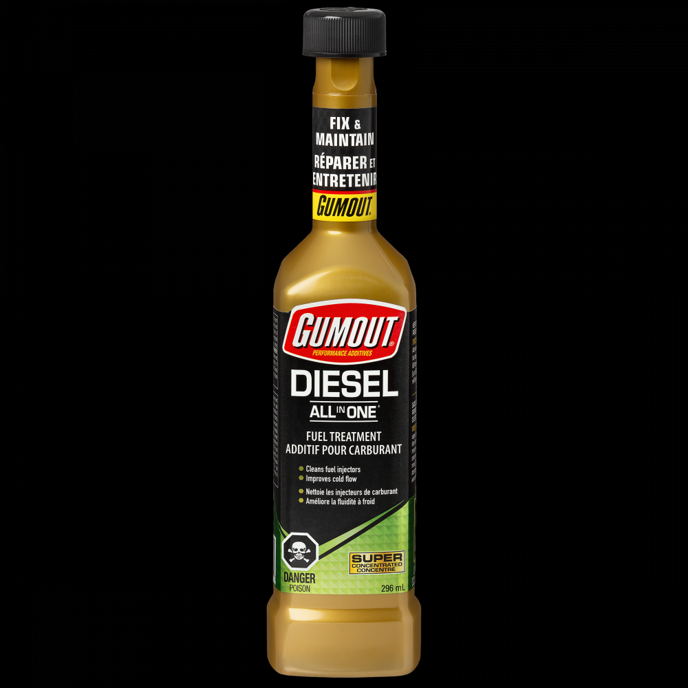 Gumout® All-in-One® Diesel Fuel Treatment, 296mL Bottle<span class=' ItemWarning' style='display:block;'>Item is usually in stock, but we&#39;ll be in touch if there&#39;s a problem<br /></span>