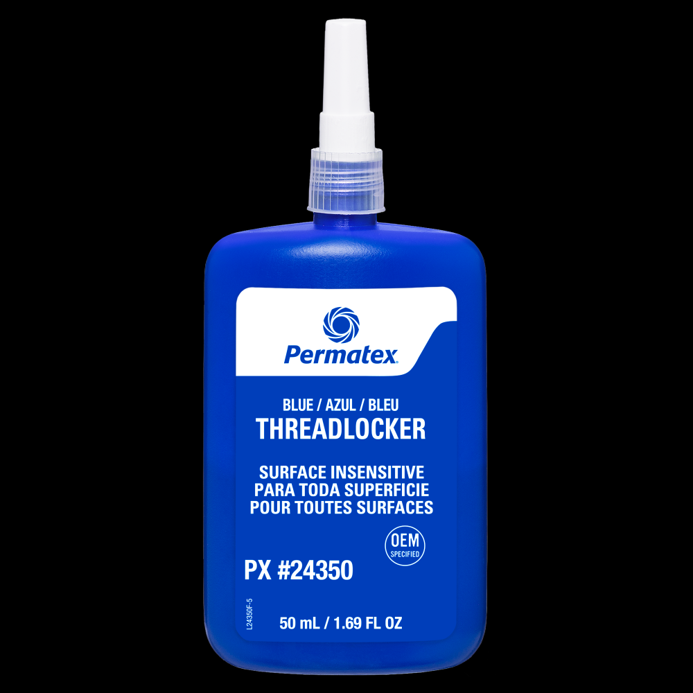 Permatex® Blue Surface Insensitive 243 Threadlocker, 50mL Bottle<span class=' ItemWarning' style='display:block;'>Item is usually in stock, but we&#39;ll be in touch if there&#39;s a problem<br /></span>