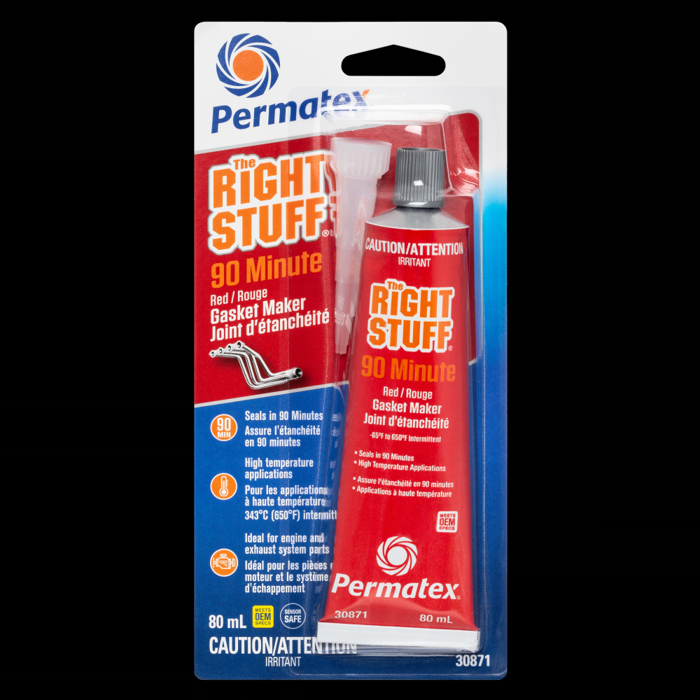 Permatex The Right Stuff Red 90-Minute Gasket<span class=' ItemWarning' style='display:block;'>Item is usually in stock, but we&#39;ll be in touch if there&#39;s a problem<br /></span>