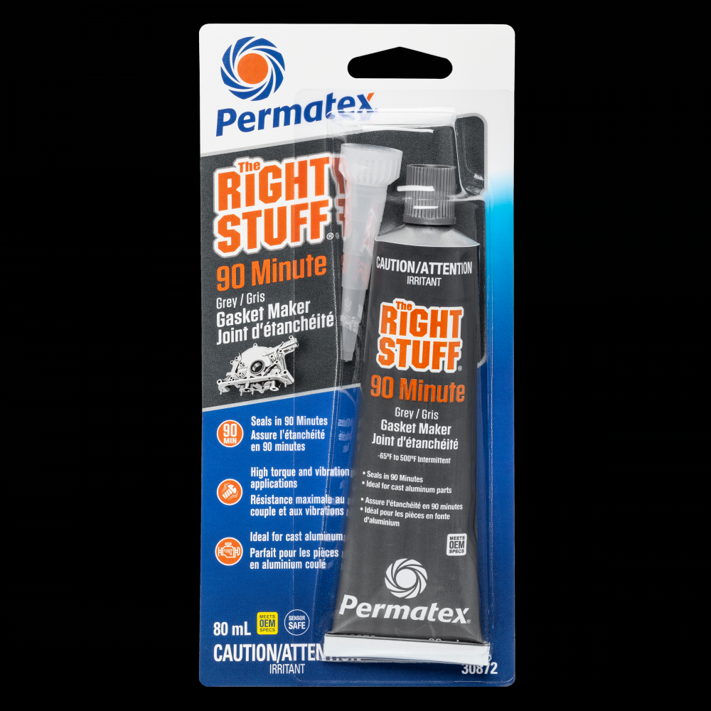 Permatex The Right Stuff Grey 90-Minute Gasket<span class=' ItemWarning' style='display:block;'>Item is usually in stock, but we&#39;ll be in touch if there&#39;s a problem<br /></span>