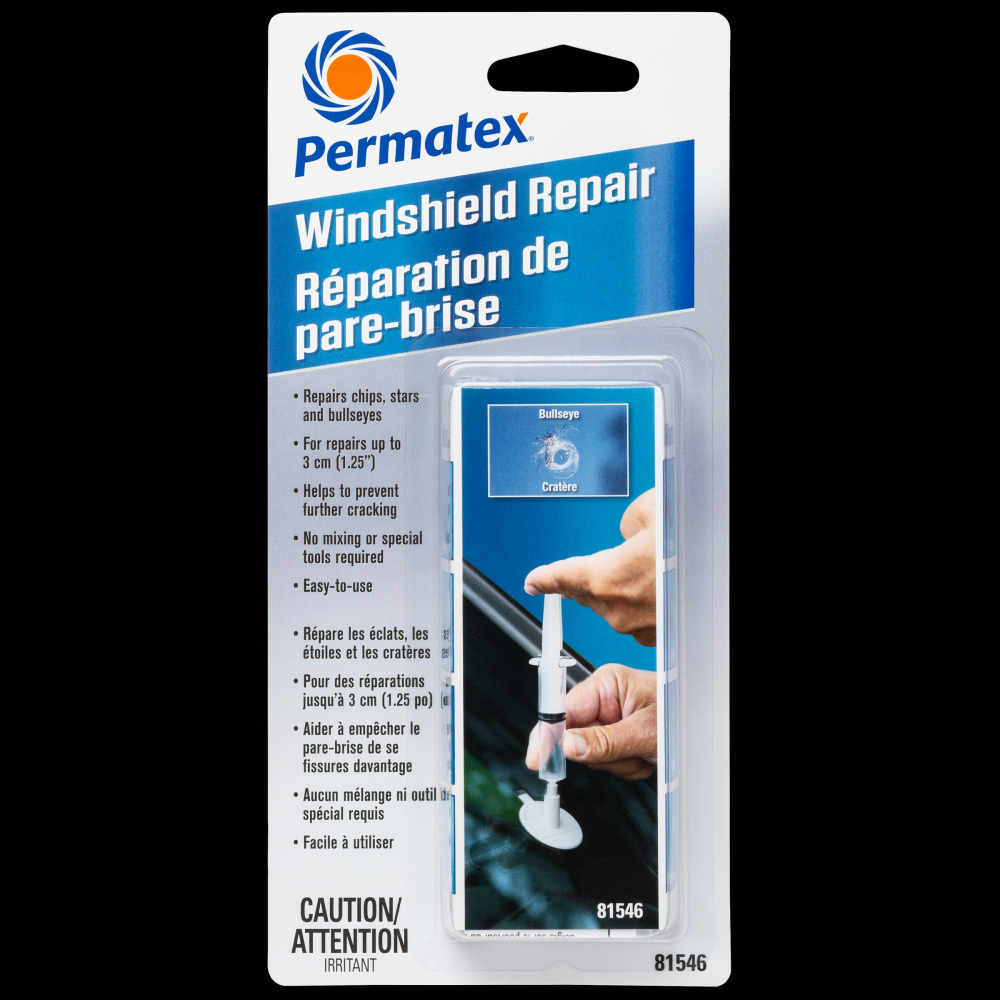 Permatex® Windshield Repair Kit, 0.75 mL<span class=' ItemWarning' style='display:block;'>Item is usually in stock, but we&#39;ll be in touch if there&#39;s a problem<br /></span>