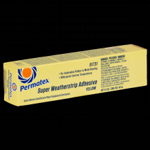 Permatex 81731 - Permatex® Super Weatherstrip Adhesive - Yellow, 147mL Boxed Tube