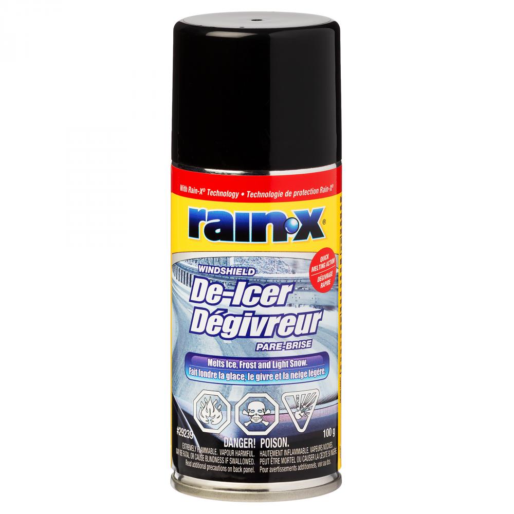 Rain-X® Windshield De-Icer, 100g Aerosol<span class=' ItemWarning' style='display:block;'>Item is usually in stock, but we&#39;ll be in touch if there&#39;s a problem<br /></span>