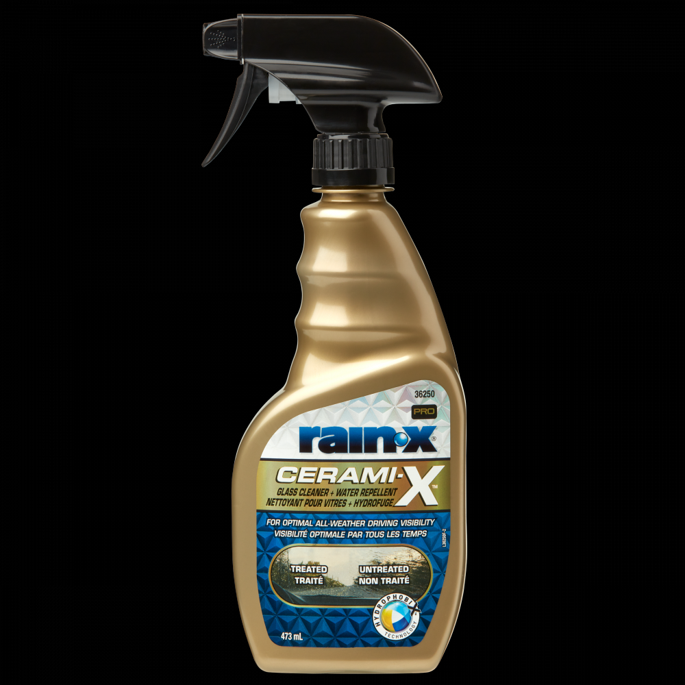 Rain-X Pro Cerami-X Glass Cleaner + Water Repellent, 473mL<span class=' ItemWarning' style='display:block;'>Item is usually in stock, but we&#39;ll be in touch if there&#39;s a problem<br /></span>