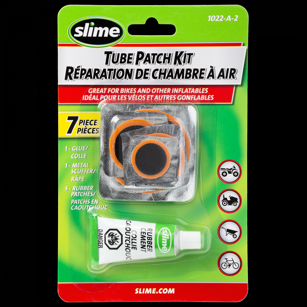 Slime 7-Piece Tube Patch Kit<span class=' ItemWarning' style='display:block;'>Item is usually in stock, but we&#39;ll be in touch if there&#39;s a problem<br /></span>