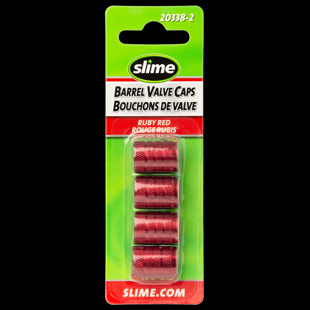 Slime Barrel Ruby Red Valve Caps<span class=' ItemWarning' style='display:block;'>Item is usually in stock, but we&#39;ll be in touch if there&#39;s a problem<br /></span>