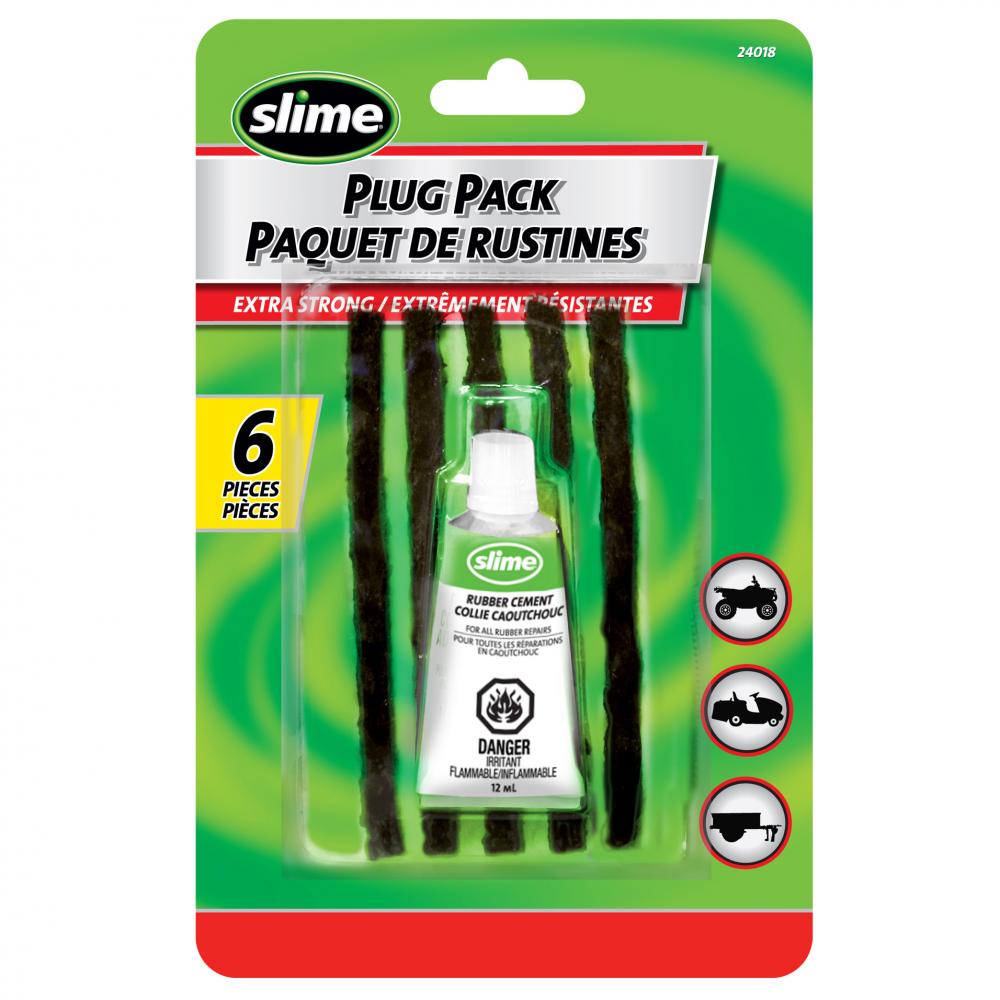 Slime® Tire Repair Plugs with Glue 5pk<span class='Notice ItemWarning' style='display:block;'>Item has been discontinued<br /></span>