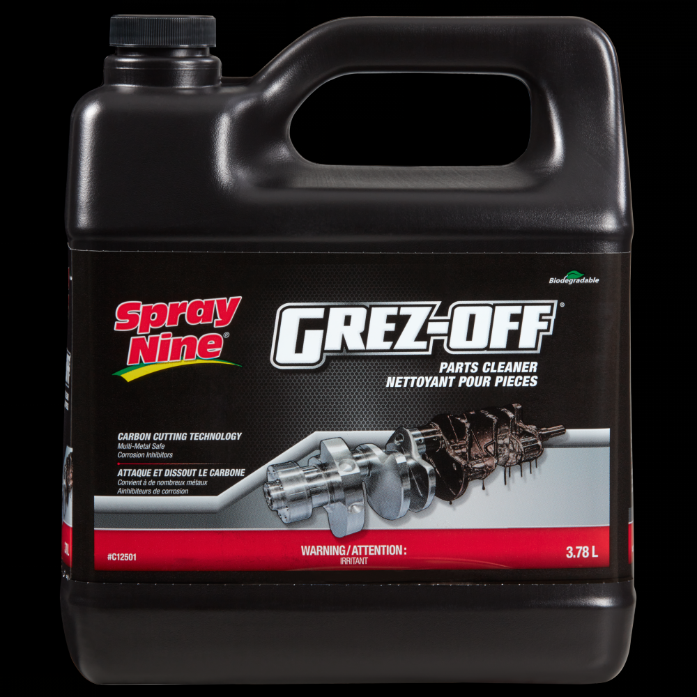 Spray Nine® Grez-Off® Parts Cleaner, 3.78L Jug<span class=' ItemWarning' style='display:block;'>Item is usually in stock, but we&#39;ll be in touch if there&#39;s a problem<br /></span>