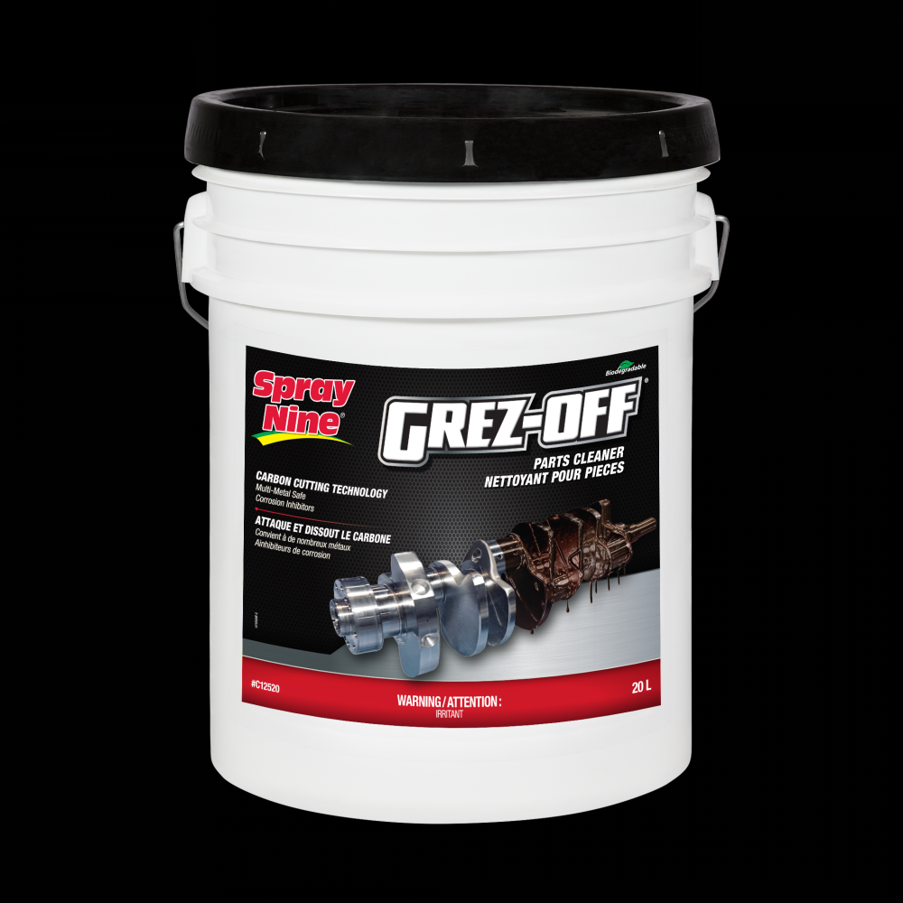 Spray Nine® Grez-Off® Parts Cleaner, 20L Pail<span class=' ItemWarning' style='display:block;'>Item is usually in stock, but we&#39;ll be in touch if there&#39;s a problem<br /></span>