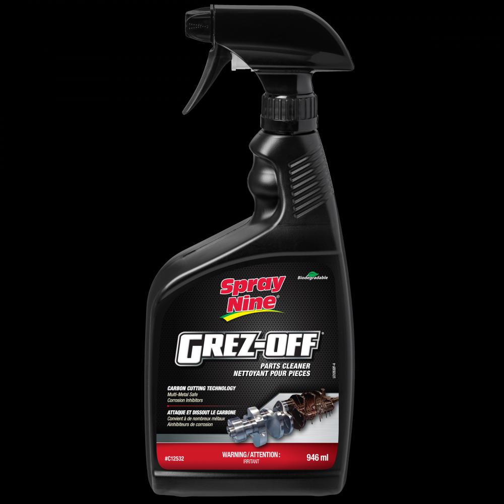 Spray Nine® Grez-Off® Parts Cleaner, 946mL Bottle<span class=' ItemWarning' style='display:block;'>Item is usually in stock, but we&#39;ll be in touch if there&#39;s a problem<br /></span>