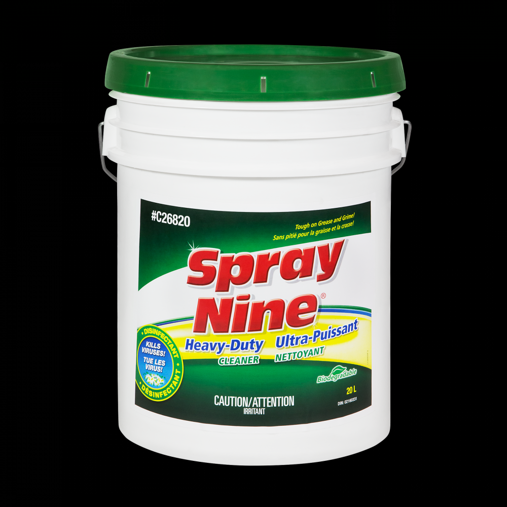 Spray Nine® Heavy-Duty Cleaner/Degreaser, 20L Pail<span class=' ItemWarning' style='display:block;'>Item is usually in stock, but we&#39;ll be in touch if there&#39;s a problem<br /></span>