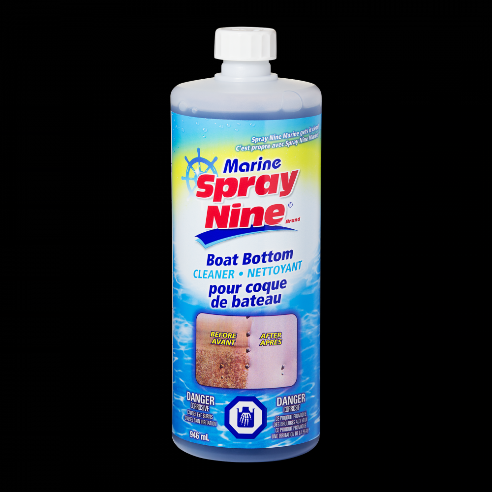 Spray Nine® Marine Boat Bottom Cleaner, 946mL Bottle<span class=' ItemWarning' style='display:block;'>Item is usually in stock, but we&#39;ll be in touch if there&#39;s a problem<br /></span>