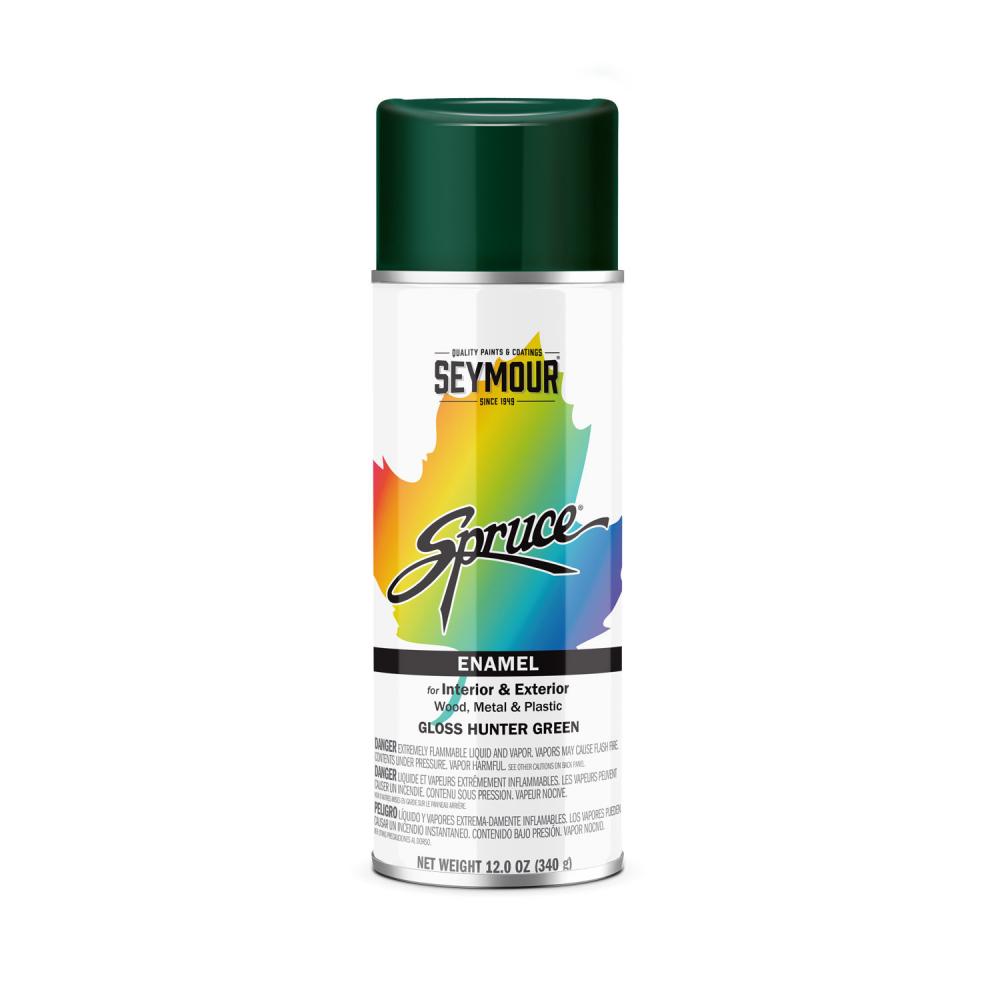 Spruce Enamel Spray Paint, Gloss Hunter Green (12 oz.)<span class=' ItemWarning' style='display:block;'>Item is usually in stock, but we&#39;ll be in touch if there&#39;s a problem<br /></span>