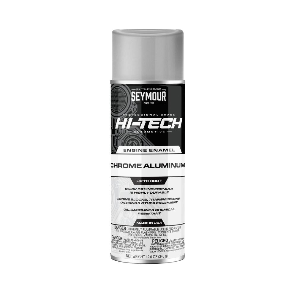 Hi-Tech Engine Enamel, Chrome Aluminum (12 oz)<span class=' ItemWarning' style='display:block;'>Item is usually in stock, but we&#39;ll be in touch if there&#39;s a problem<br /></span>